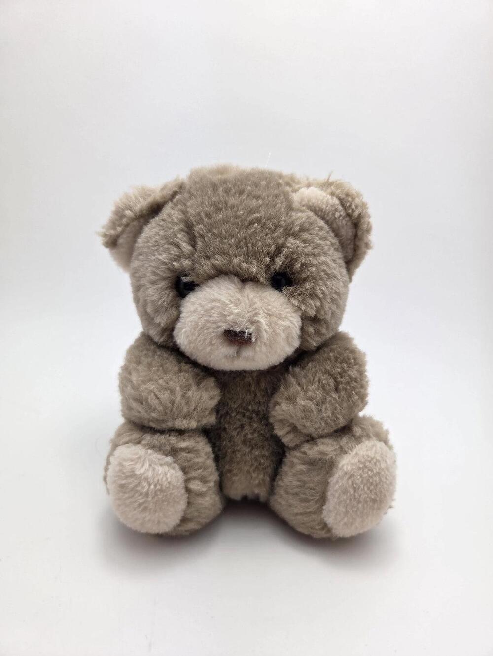 Vintage 24k Polar Puff Small Brown Bear Plush Vintage! (5 inch)